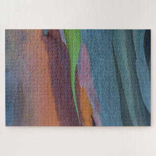 Abstract Of Rainbow Gum Tree Jigsaw Puzzle