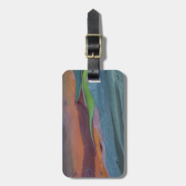 Abstract Of Rainbow Gum Tree Luggage Tag (Front Vertical)