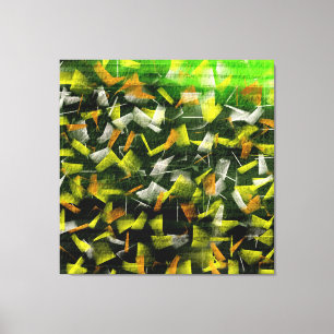 Abstract Oil & Acrylic Painting 2 Canvas Print