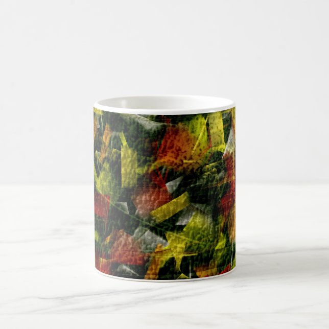 Abstract Oil & Acrylic Painting 2 Magic Mug (Center)