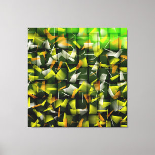 Abstract Oil & Acrylic Painting 4 Canvas Print