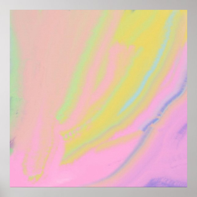 abstract oil art poster (Front)