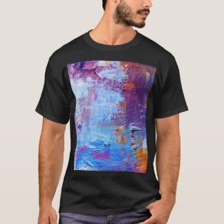 Abstract Oil: Canvas Texture Background T-Shirt