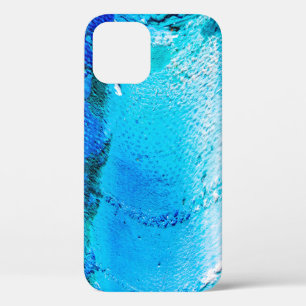 Abstract oil paint texture on canvas, background. iPhone 12 case