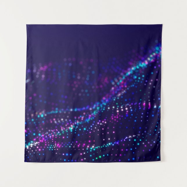 abstract oil paint texture on canvas, backgroundba tapestry (Front)