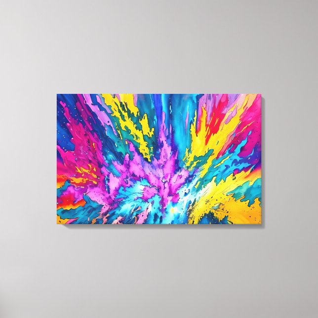  Abstract oil painting Canvas Print (Front)