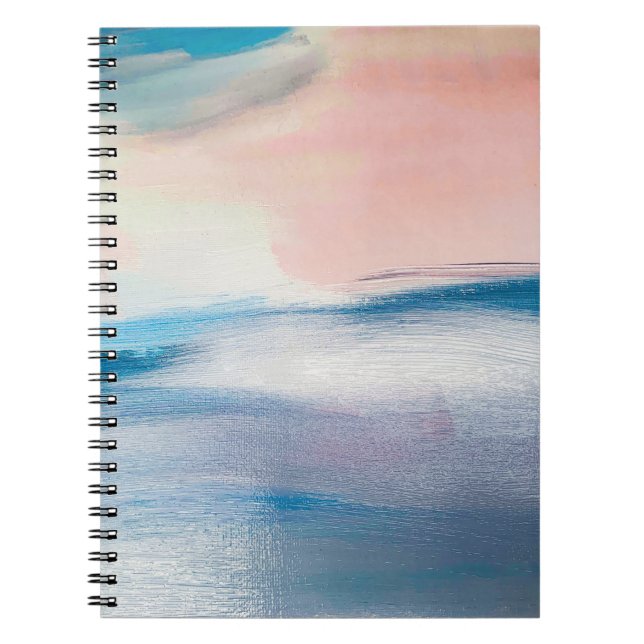 Abstract oil painting, canvas texture. notebook (Front)