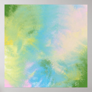 abstract oil    painting poster