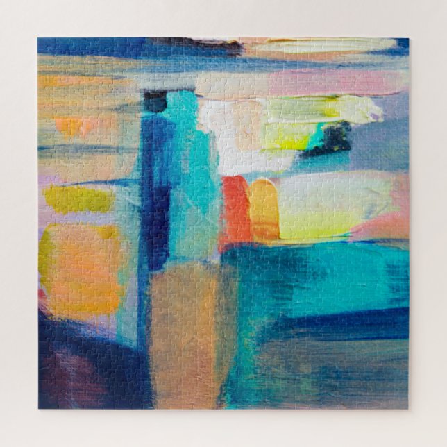 Abstract Oil-Texture Artistry Jigsaw Puzzle (Vertical)