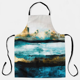 Abstract oil texture background. Paint on canvas. Apron