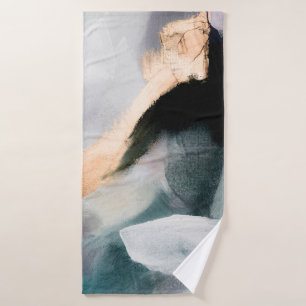 Abstract oil texture background. Paint on canvas. Bath Towel