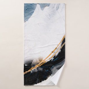 Abstract oil texture background. Paint on canvas. Bath Towel