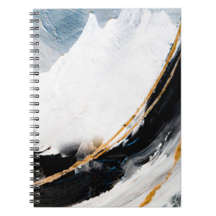 Abstract oil texture background. Paint on canvas. Notebook