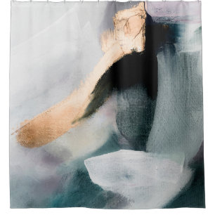 Abstract oil texture background. Paint on canvas. Shower Curtain