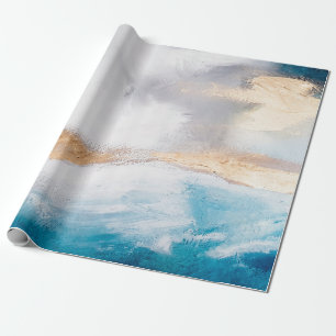 Abstract oil texture background. Paint on canvas.  Wrapping Paper