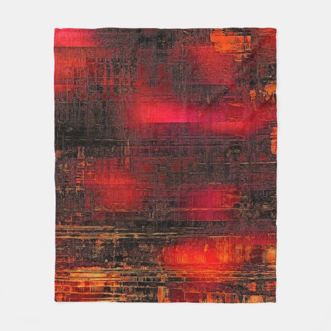 Abstract old background or faded grunge texture. W Fleece Blanket (Front)