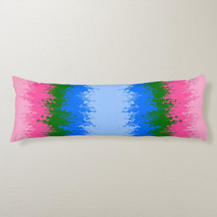 Abstract Omniromantic Pride Flag Body Cushion