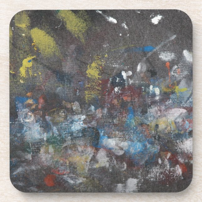 Abstract on Grey Coaster (Front)