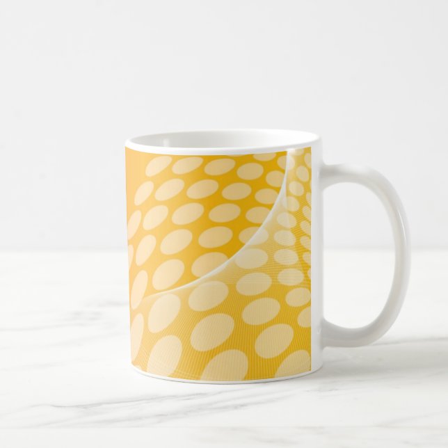 abstract orange by Vectorportal Site ceramic mug (Right)