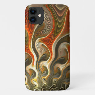 Abstract Orange Flames Set Phasers Case-Mate iPhone Case