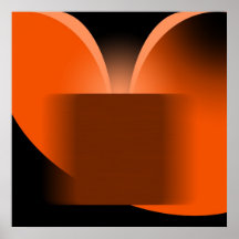 Abstract Orange Luxury with Black AP0004