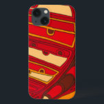 Abstract Orange Panels iPhone 13 Case<br><div class="desc">A surrealist dream, these brightly coloured abstract orange panels look like melted wax flowing through a canvas. A Jennifer Goldberger creation, this work is amazing in its imaginative use of colour and lines. Order yours today!</div>