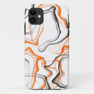 Abstract Orange Waves Case-Mate iPhone Case