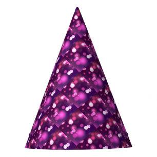 Abstract Orbs Pink/Purple Whimsical Party Design Hat
