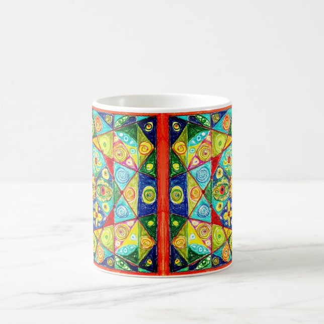 Abstract order coffee mug (Center)