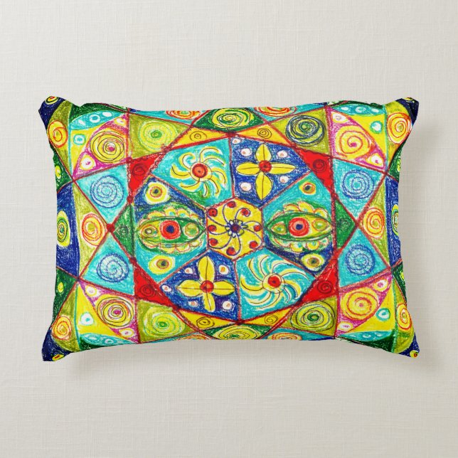Abstract order decorative cushion (Front)