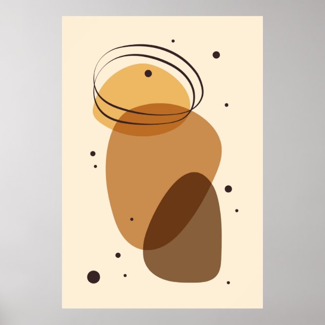 Abstract organic art work  poster (Front)