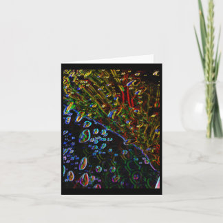 Abstract Organic Photomontage Tastes Sticker  Card