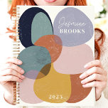Abstract Organic Shapes 2025 Custom Name Planner<br><div class="desc">Embrace organisation and creativity with this artistic planner featuring an abstract design with colourful organic shapes. Personalise it with your name for a unique and expressive touch. This planner is perfect for keeping track of appointments, to-dos, and all your important dates throughout 2025. With its contemporary design and ample writing...</div>