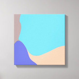 Abstract Organic Shapes Canvas Print