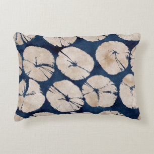Abstract oriental floral motif. Seamless pattern.p Decorative Cushion