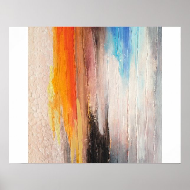Abstract Original Art Poster (Front)