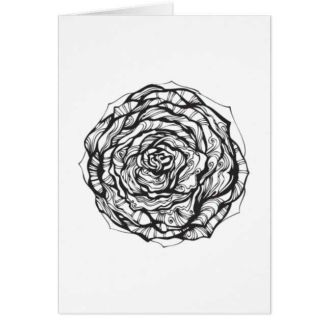 Abstract Ornamental Rose (Front)