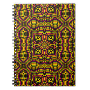 Abstract ornamental seamless pattern. Vintage mosa Notebook