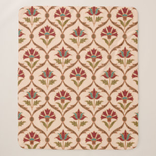 abstract ornamental vintage pattern designart,abst sherpa blanket