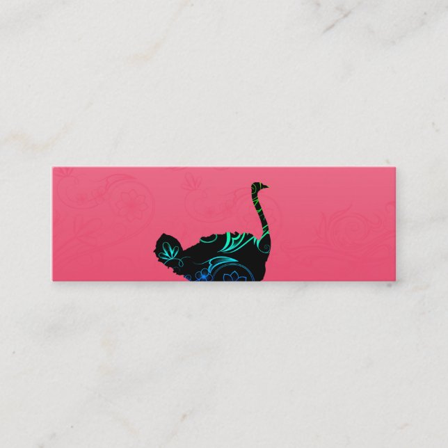 Abstract Ostrich  business cards (Front)