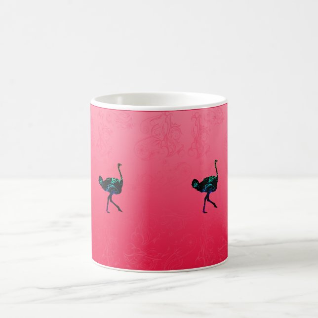 Abstract Ostrich Mug (Center)