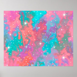 Abstract Outer Space Artwork Poster