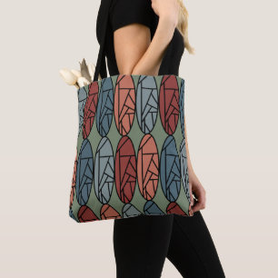Abstract Ovals  Tote Bag