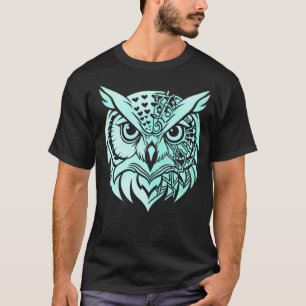 Abstract Owl Identity Symbolic Observer Modern T-Shirt