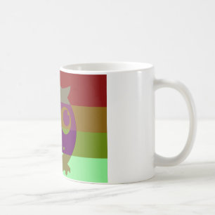 Abstract Owl Mug