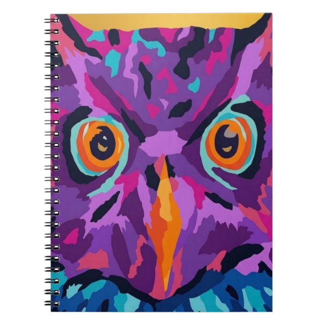 Abstract owl  notebook (Front)