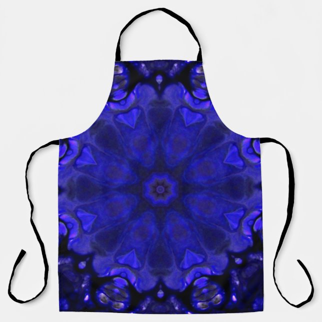 Abstract Paint Brush Ink Explode Spread Smooth Con Apron (Front)