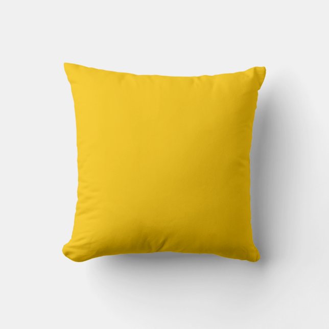 Abstract Paint Gold Cushion (Front)