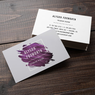 Abstract Paint Logo Business Card