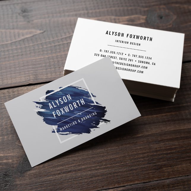 Abstract Paint Logo Business Card (Creator Uploaded)